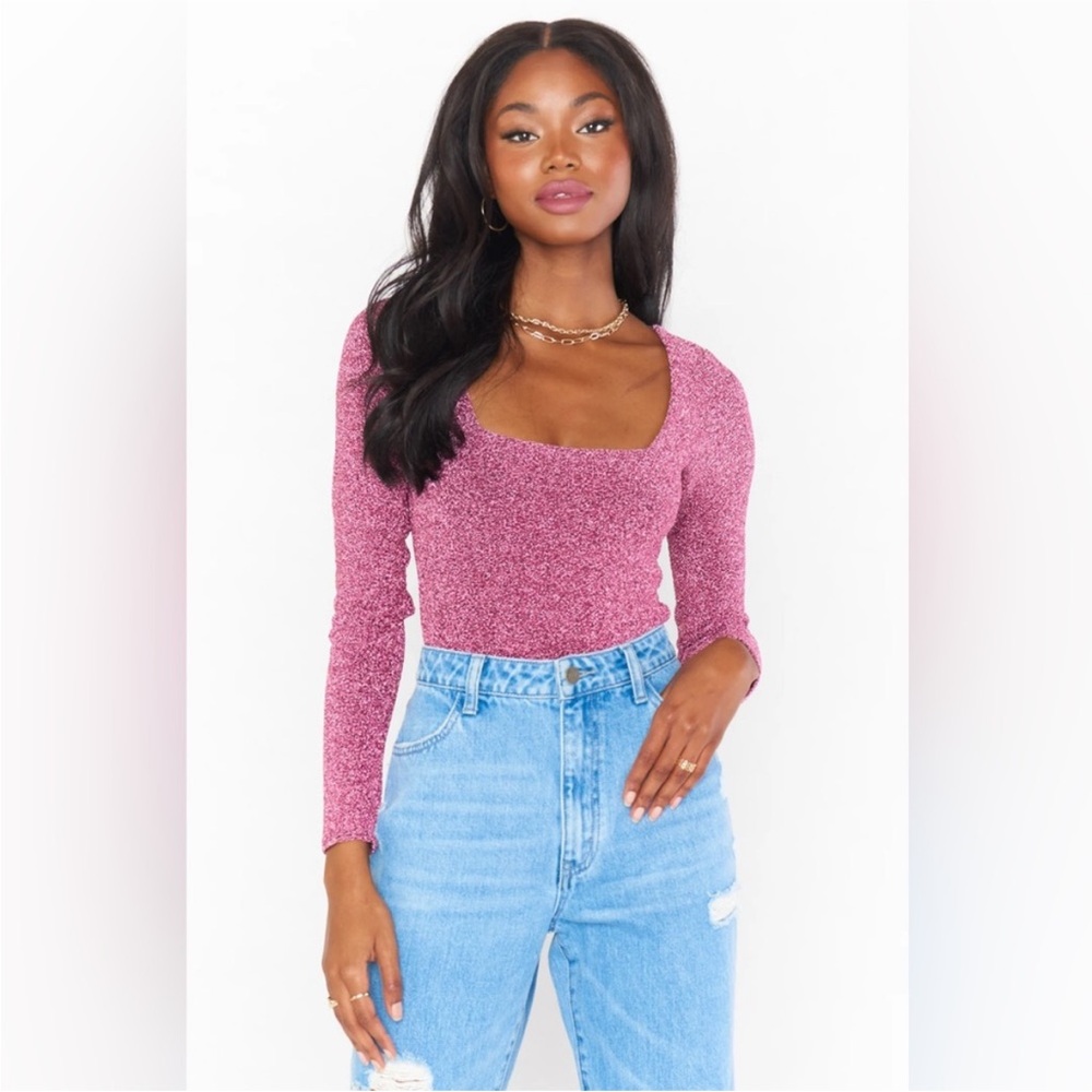 Show Me Your MuMu unreal bodysuit in pink